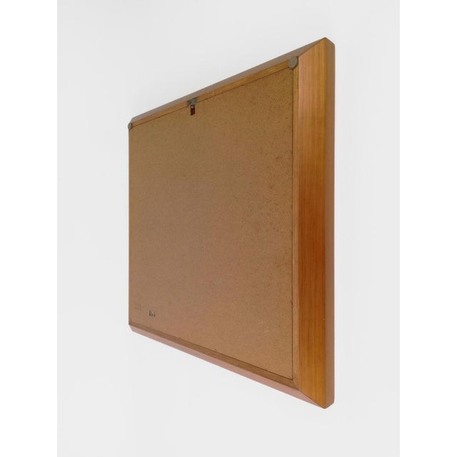 1970s Italian Mirror in Fluted Walnut, 1970s For Sale - Image 5 of 18