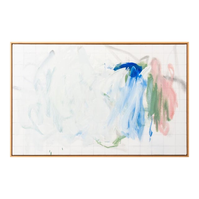 Robert O'Meara Abstract Grid Oil on Canvas For Sale