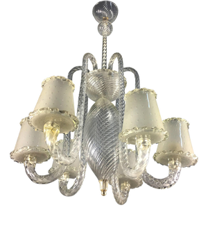 Vintage Chandelier in Murano, 1940s
