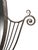 Early 20th Century French Art Deco Hand Wrought Nickeled Iron Oval Mirror W/ Linear & Scroll Detail For Sale - Image 5 of 16