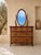 This tiger oak dresser is an antique from the late 19th/ early 20th century. It is known for its distinctive wavy “tiger...