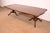 Baker Furniture Style French Regency Walnut and Burl Wood Double Pedestal Extension Dining Table, Newly Refinished For Sale - Image 14 of 14