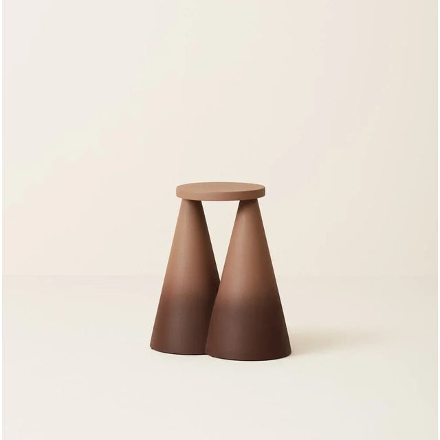 Isola Choccolate Side Table from Portego For Sale - Image 9 of 9