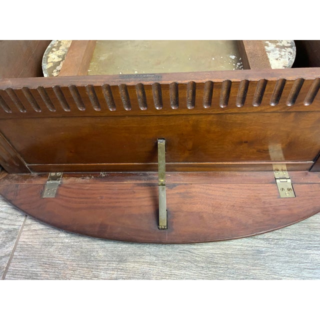 Louis Xv1 Style Walnut Plant Stand / Jardiniere For Sale - Image 9 of 13