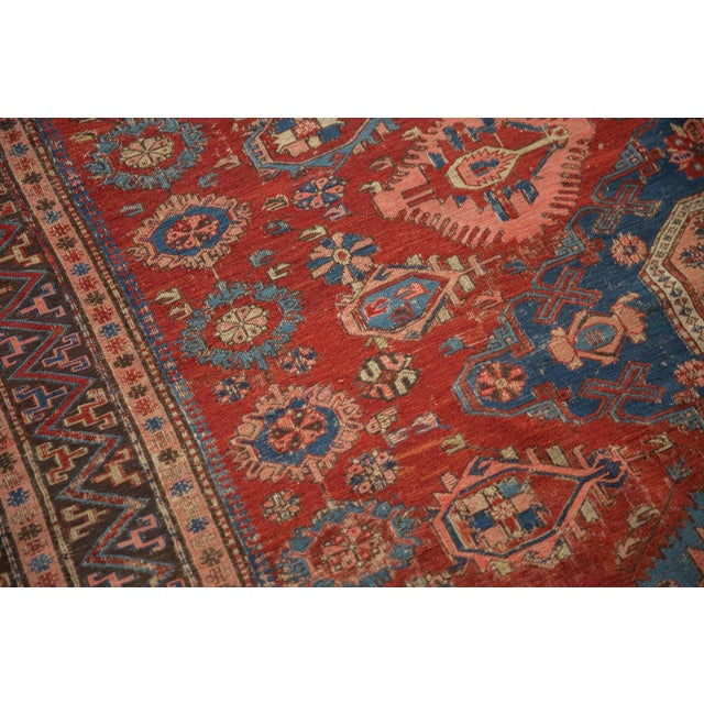 Antique Caucasian Soumac Carpet - 6'1" x 7'8" For Sale - Image 10 of 10