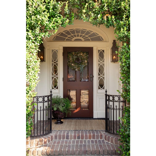 Textile 3'x5' Jute Braided Doormat In Wrought Iron For Sale - Image 7 of 11