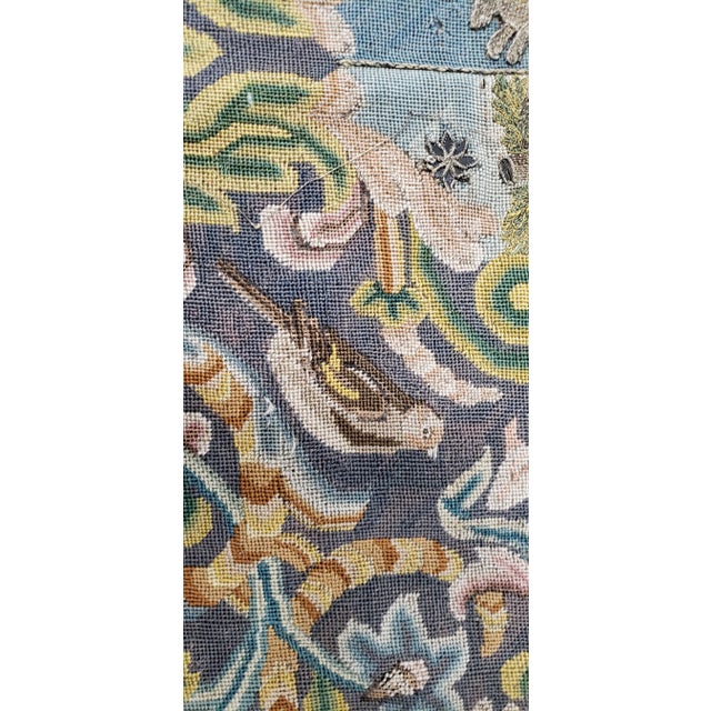18th to 19th Century Sampler With Birds & Floral Motif For Sale - Image 9 of 12