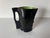 2001 Vintage Jes Black Glazed Sculptural Art Ceramic Vase For Sale - Image 4 of 11
