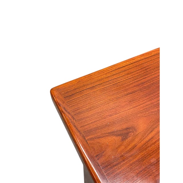 Mid 20th Century Danish Rosewood Executive Desk For Sale In New York - Image 6 of 14