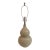 Beige Ceramic Gourd Table Lamp For Sale