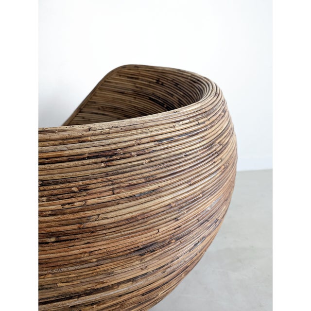 Pencil Reed Sarang Chair from Habitat, 1980s For Sale - Image 5 of 6