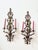 Vintage Toleware Wall Candleholders, 1940s, Set of 2 For Sale - Image 10 of 10
