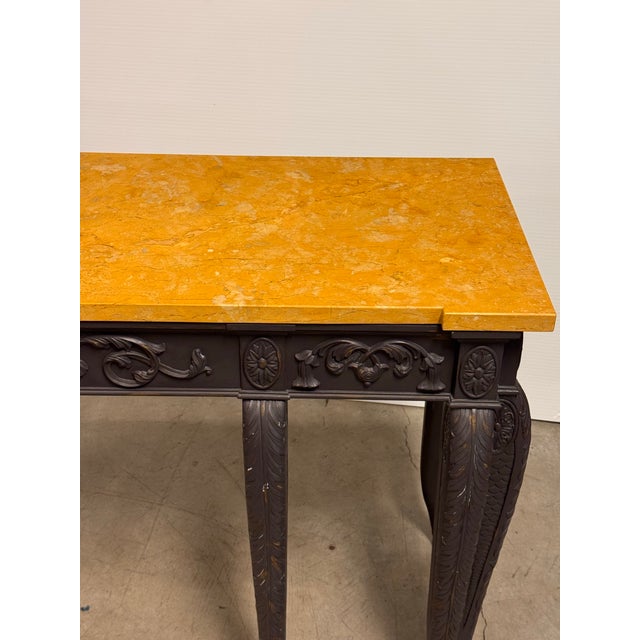 Wood Custom Design Neoclassical Revival Console Table For Sale - Image 7 of 12