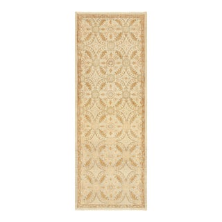 Vintage Turkish Runner in Blue, With Herati Floral Patterns, From Rug & Kilim For Sale