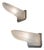 Art Deco Pirogues Wall Lights from Val Saint Lambert, 1930, Set of 2 For Sale
