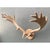 Wood Vintage Carved Wood Antler Wall Mount For Sale - Image 7 of 12
