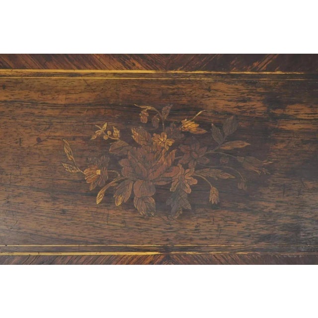 19th Century Antique Swiss Continental Marquetry Inlay Cylinder Music Box by a.v. Bornard For Sale - Image 4 of 12