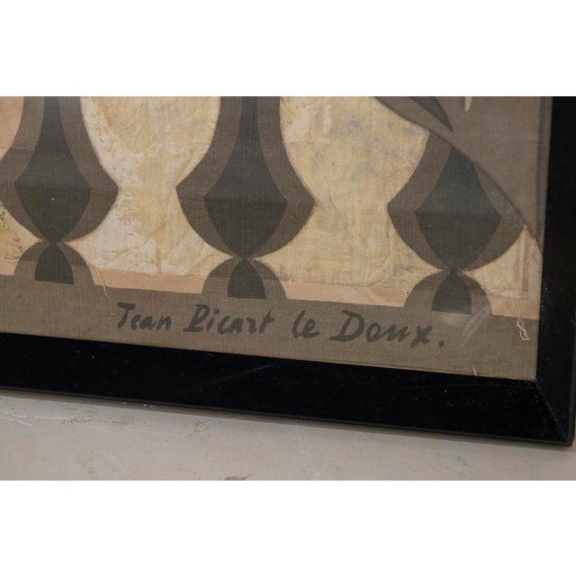 1950s Collage on Fabrics by Jean Picart Le Doux, 1950s For Sale - Image 5 of 6