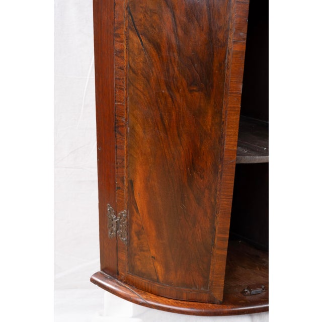 Wood Antique Hanging Corner Cabinet For Sale - Image 7 of 14