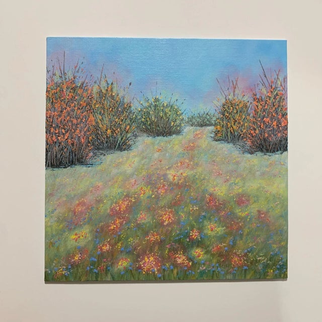 "Peaceful Harmony" Contemporary Original Impressionist Style Painting by Deb Bossert For Sale - Image 6 of 7
