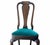Queen Anne Vintage Queen Anne Dining Chairs - Emerald Velvet - Set of 6 For Sale - Image 3 of 12