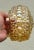 Glass Glass Wall Sconces, Vintage German, Midcentury Iridescent Golden Bubble - A Pair Ready to Hang For Sale - Image 7 of 9