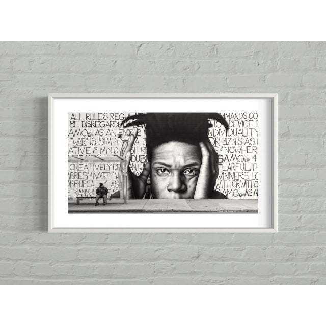 2020s Basquiat Brooklyn - New York City Photograph (16 X 30 Framed) For Sale - Image 5 of 5