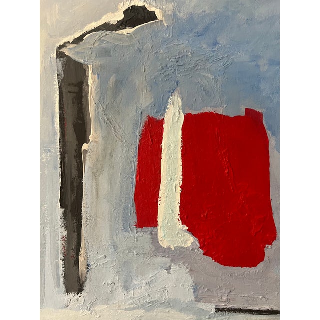 Abstract Abstract Painting by Artist Wyman Lancaster For Sale - Image 3 of 4