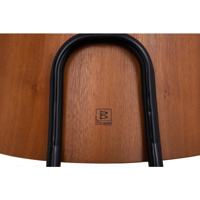 Walnut Brunswick Walnut Plywood Armchairs After Eames DCM Jean Prouvé - A Set of Four For Sale - Image 13 of 18