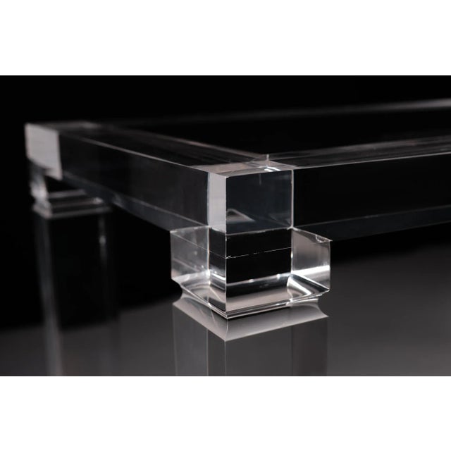 Plastic Fabianart Acrylic Glass Console Tale, Italy, 1985 For Sale - Image 7 of 10
