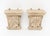 Wood Neoclassical Carved Wood Wall Brackets, Pair For Sale - Image 7 of 8