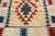 Vintage Persian Shiraz Kilim Rug, 03'09 X 05'05 For Sale - Image 4 of 9