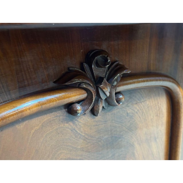 Antique Victorian Carved Flame Mahogany Sideboard For Sale - Image 18 of 18