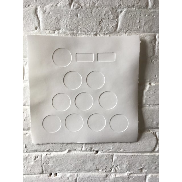 "Wish" Contemporary Minimalist Embossed Paper by Tim Hansen For Sale In Boston - Image 6 of 6
