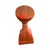 Vintage Queen Nefertiti Bust Sculpture, Egyptian Revival, Antiqued Vermilion Finish For Sale - Image 4 of 7