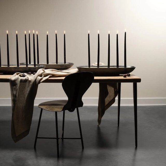 Jamie Young Long Oval Marble Bowl in Grey For Sale - Image 10 of 10