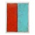 Fashion Inspired 'Blue and Orange' (2) Highly Textured Abstract Oil Painting For Sale