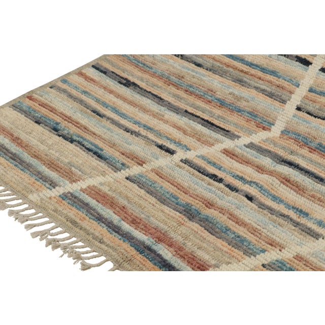 Not Yet Made - Made To Order Rug & Kilim’s Modern Rug with Beige-brown Geometric Patterns - 10x14 For Sale - Image 5 of 7