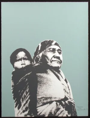 "Generations" 1983 Serigraph/Silkscreen Art Print Unframed by Ward Churchill