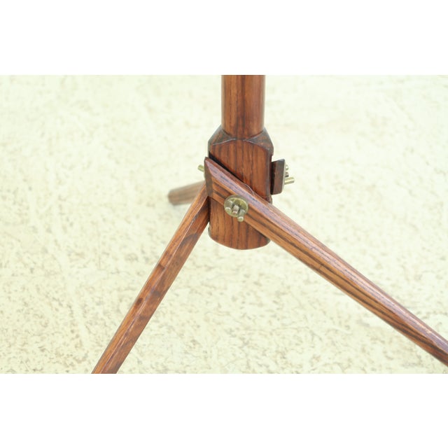 Decorative Brass & Wood Display Telescope on Stand Chairish