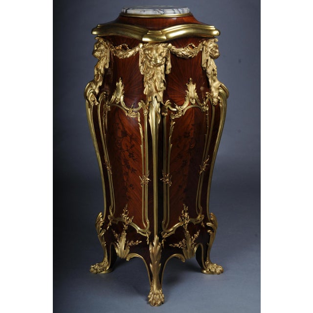 20th Century Ormolu Pedestals in the style of Joseph-Emmanuel Zwiener, Set of 2 For Sale - Image 12 of 18