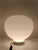 Space Age Opaline Glass and Metal Table Lamp, Italy, 1970s For Sale - Image 6 of 10