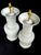 Imposing Pair Chinese Off-White Glazed Ceramic Baluster Form Lamps For Sale - Image 9 of 14