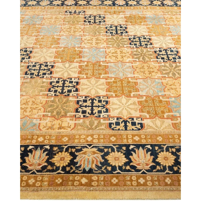 Solo Rugs Mogul, One-of-a-Kind Hand-Knotted Area Rug - Ivory, 6' 0" x 9' 0" For Sale - Image 4 of 8