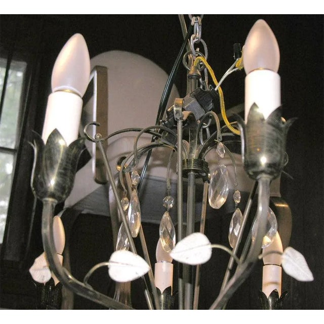 Lord and Taylor Brass Chandelier For Sale In New York - Image 6 of 8