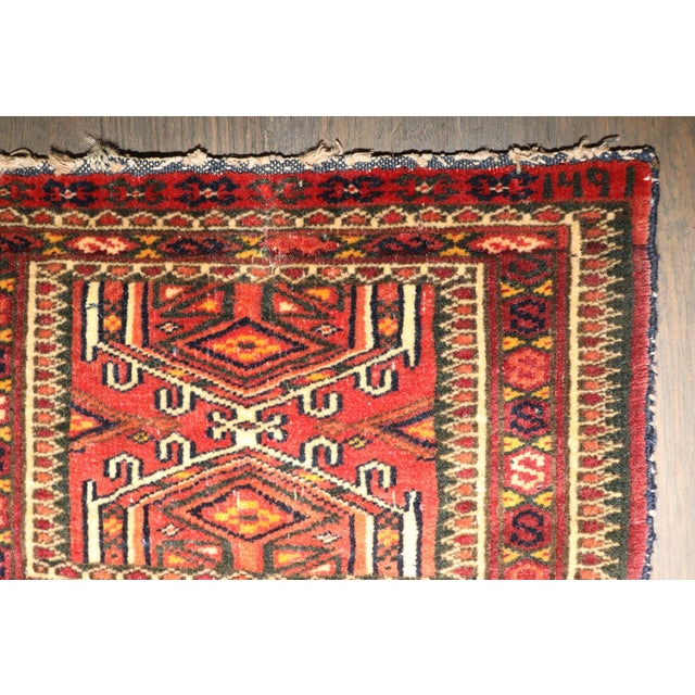 Tribal Early 20th Century Old Tekke - 1'6" x 10' For Sale - Image 3 of 4