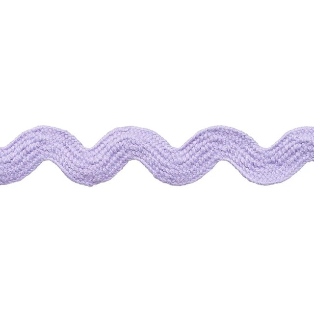 Contemporary Sample - Schumacher Ric Rac Tape Medium Tape in Lilac For Sale - Image 3 of 3