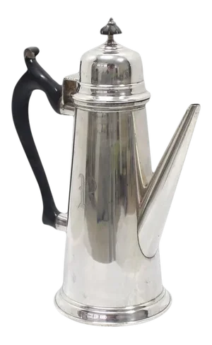 Vintage Mid Century Jacob Hurd by Frank Whiting Sterling Silver Tea Coffee Pot