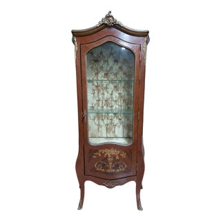 Louis XV Display Case with Bronze Details, 1930s For Sale