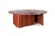 RS Barcelona Plec Round Marble 90 Table, Red Francia For Sale - Image 4 of 4